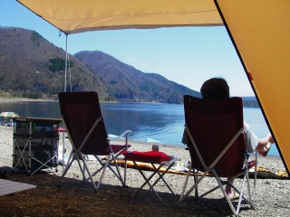初張り風景…☆浩庵キャンプ場（１）