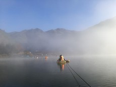 ＜精進湖ワカサギ＞イマイチ数は出ず
