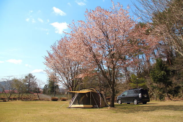 春キャンプ　中蒜山