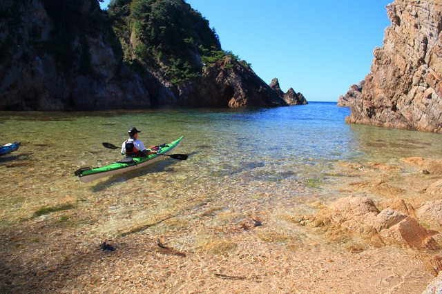 カヤック　浦富海岸②