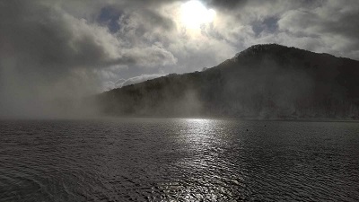 風来坊の桧原湖ワカサギ釣り！安定しているワカサギと不安定な風来坊話題♪