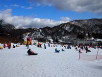 赤子山スキー場（雪なし）から国境スノーパーク（雪あり）へ☆ミ