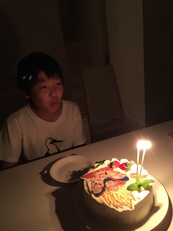 長男の誕生日！