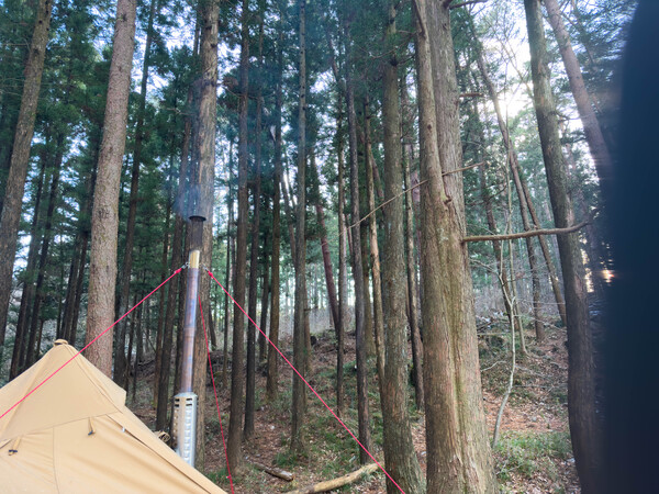 2025年1月上旬　ITAMUROキャンプ場