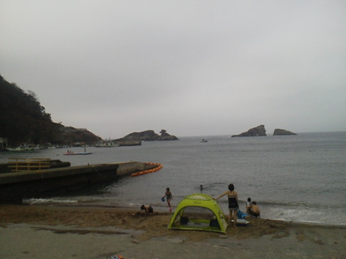 雲見オートキャンプ場（西伊豆　海水浴）１日目