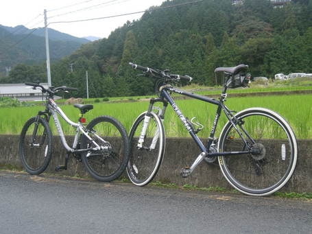 子供とサイクリング