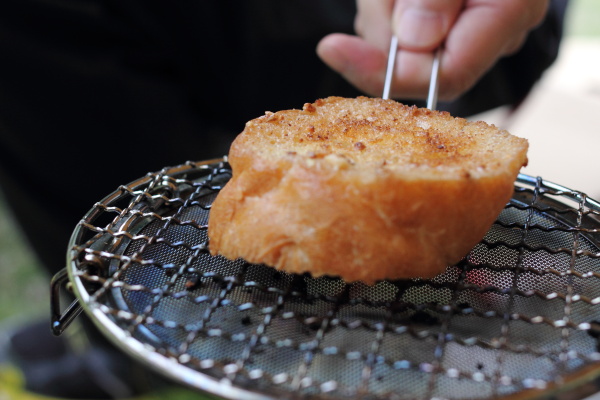 管釣りキャンプ
