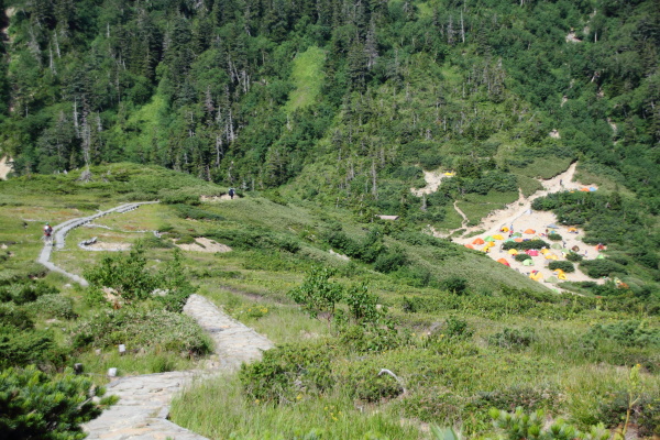 初テント泊登山　薬師岳（前半）