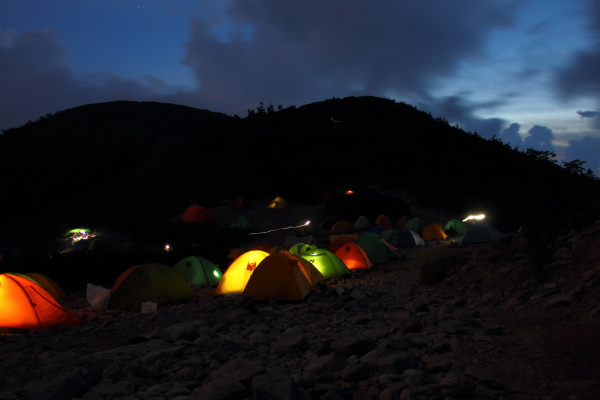 初テント泊登山　薬師岳（前半）