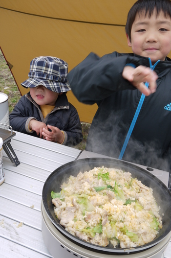 富士山でデイキャンプ