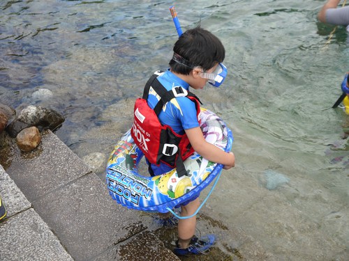 キャンプinn海山で川遊び～!!