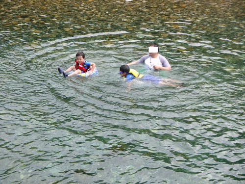 キャンプinn海山で川遊び～!!