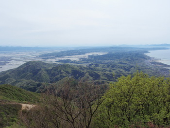 新緑の里山