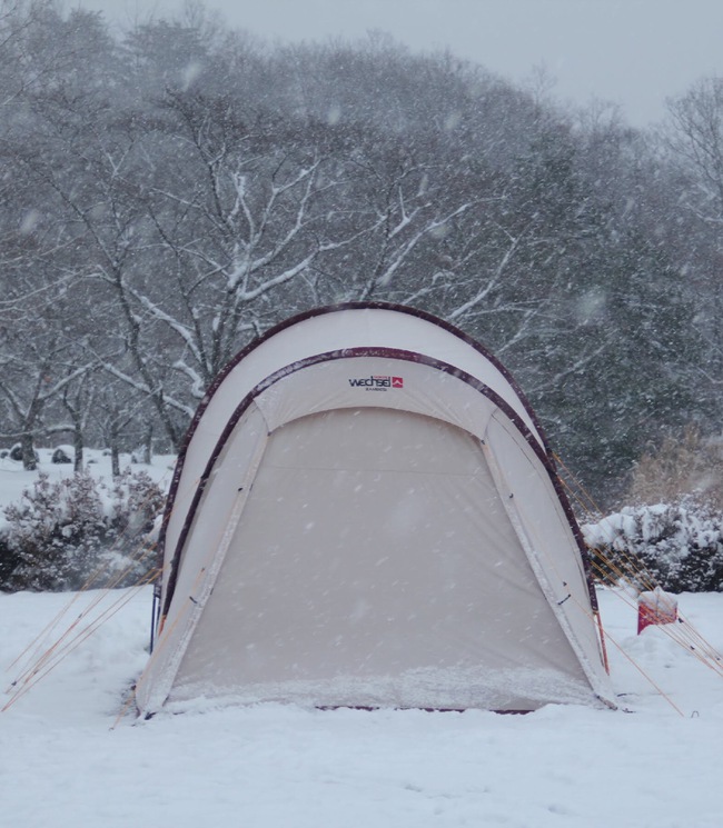 今季初 雪中キャンプで試した冬キャン新兵器が凄かった！