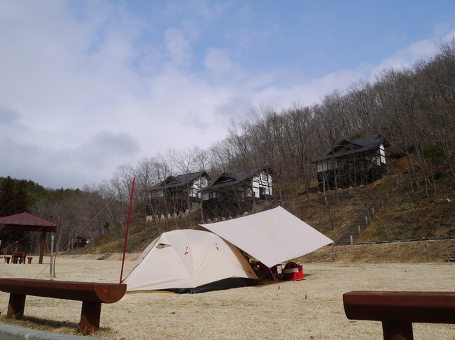 三月の今更発見してしまった東北の冬キャンプ適地でTATONKA焚火