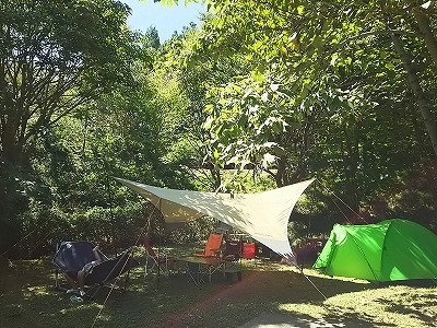 初の土佐でのキャンプ～甫喜ヶ峰森林公園①