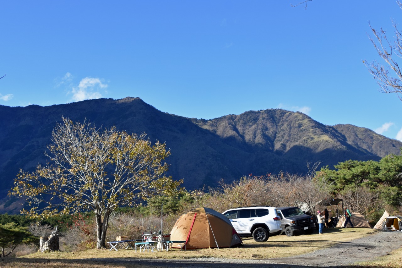 2023年11月　朝霧高原キャンプ＆毛無山登山