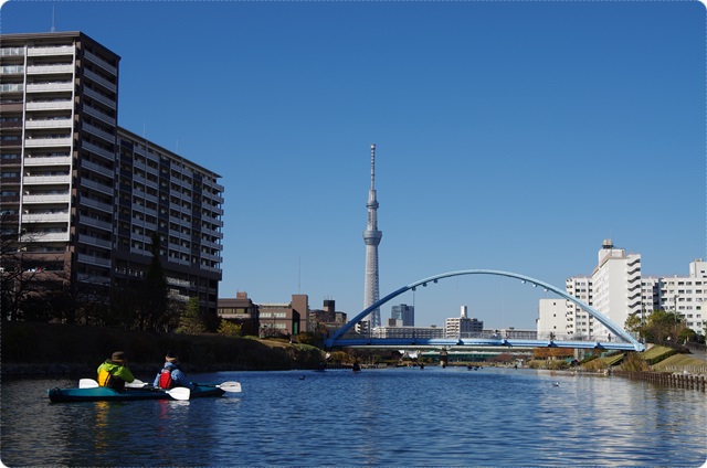 スカイツリー　カヤックツアー（2013年11月30日）　