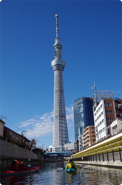 スカイツリー　カヤックツアー（2013年11月30日）　