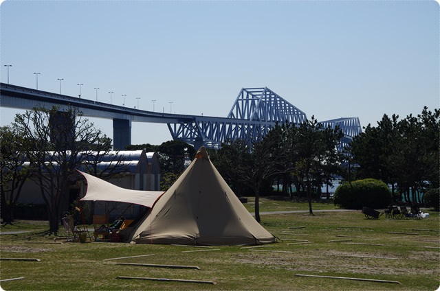 若洲公園でサイクリング　(2014年3月8日）
