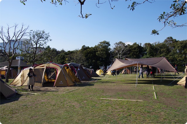 若洲公園でサイクリング　(2014年3月8日）