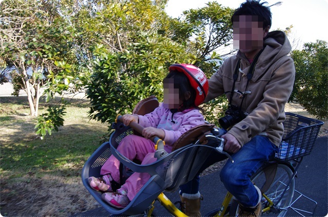 若洲公園でサイクリング　(2014年3月8日）
