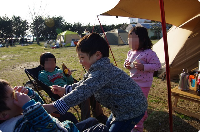 若洲公園でサイクリング　(2014年3月8日）