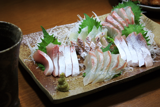 鯛とワラサで