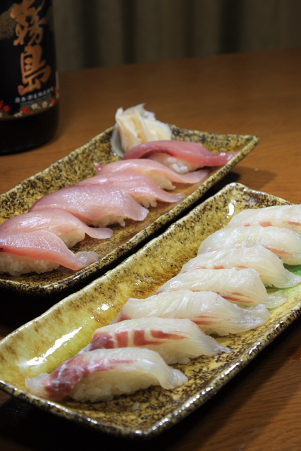 鯛とワラサで