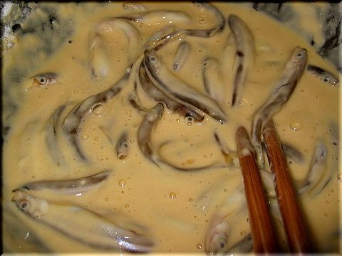 ワカサギ天ぷら喰うぞ～