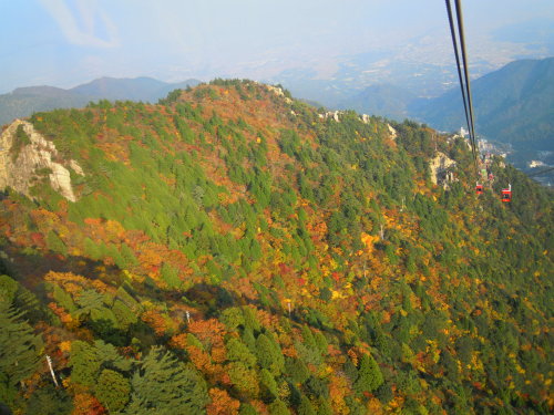 宮妻峡キャンプ　その３　～御在所岳ロープウェー～