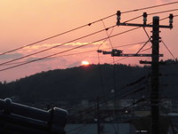 2015最後の太陽 2015/12/31 17:07:35