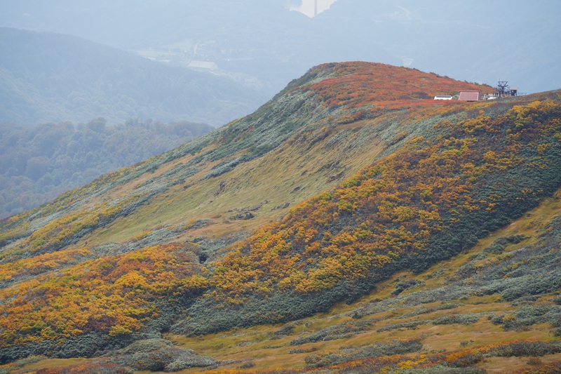 “山粧う”　月山