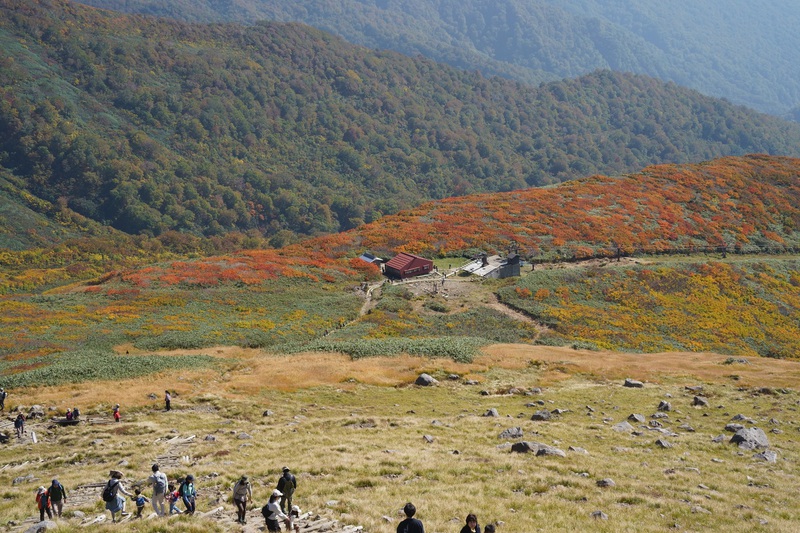 “山粧う”　月山