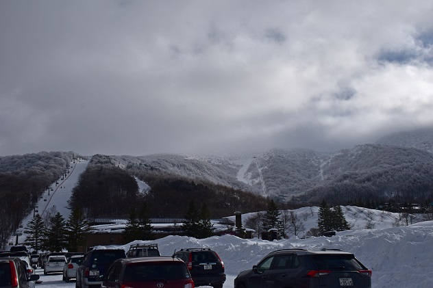 箕輪山の霧氷