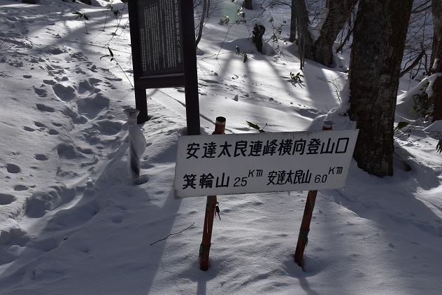 箕輪山の霧氷