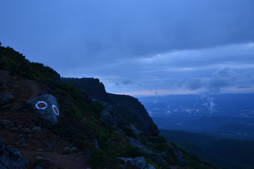 ほんのり秋色の安達太良山