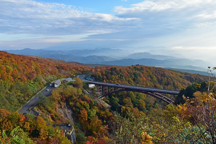 紅葉絶景　吾妻スカイライン