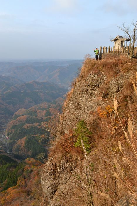 モミジ、もみじ、紅葉♪の奥久慈男体山　縦走路