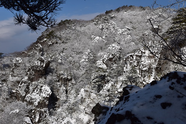冬の霊山・春の花見山