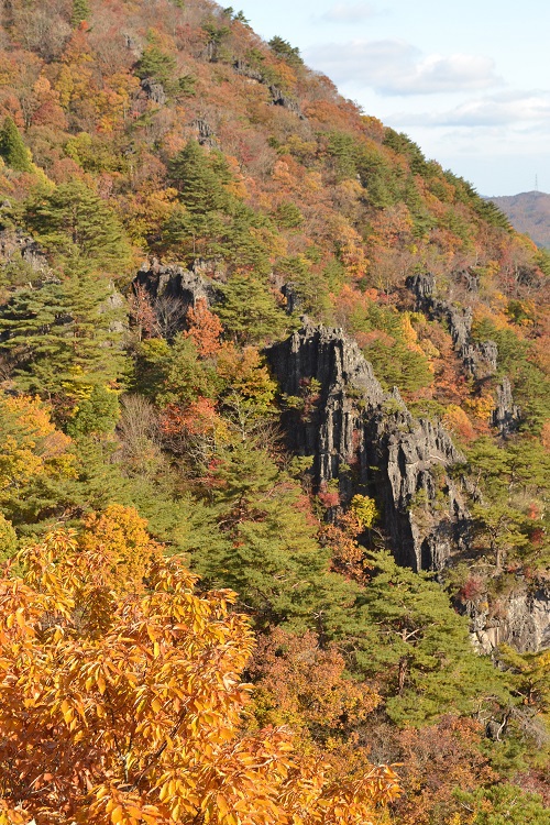 晩秋の霊山