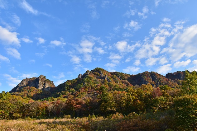 極上の秋景色　霊山