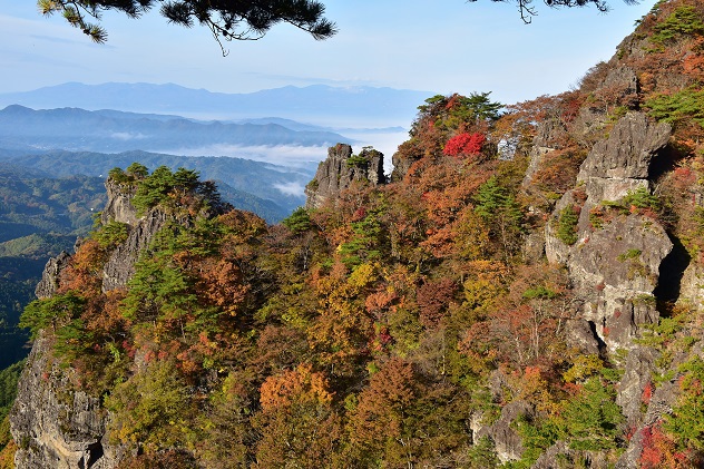 極上の秋景色　霊山