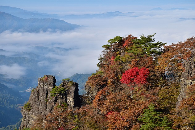 極上の秋景色　霊山