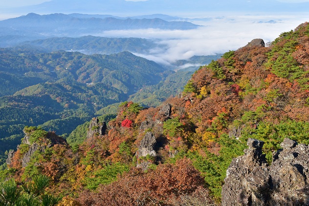 極上の秋景色　霊山
