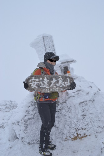 2017年の初日の出は安達太良山
