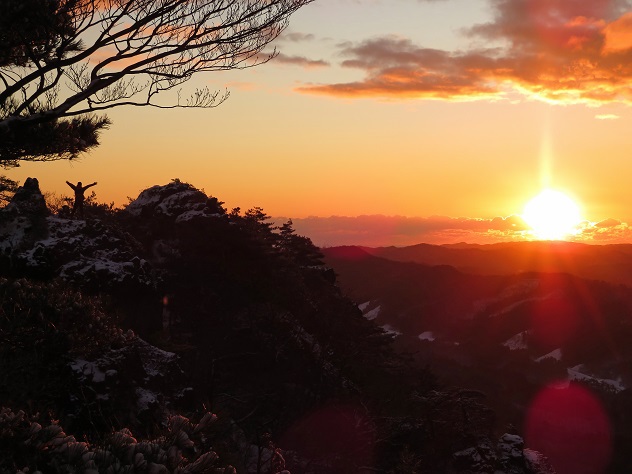霧氷の霊山