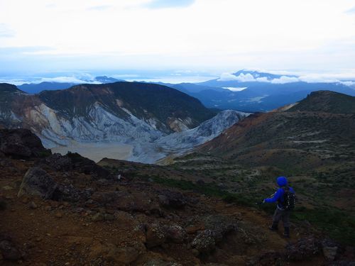 ほんのり秋色の安達太良山
