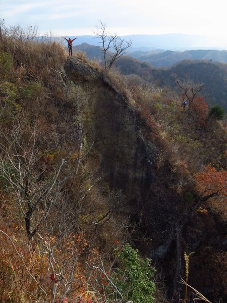 モミジ、もみじ、紅葉♪の奥久慈男体山　縦走路