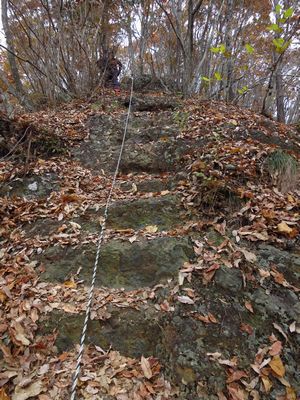 モミジ、もみじ、紅葉♪の奥久慈男体山　縦走路